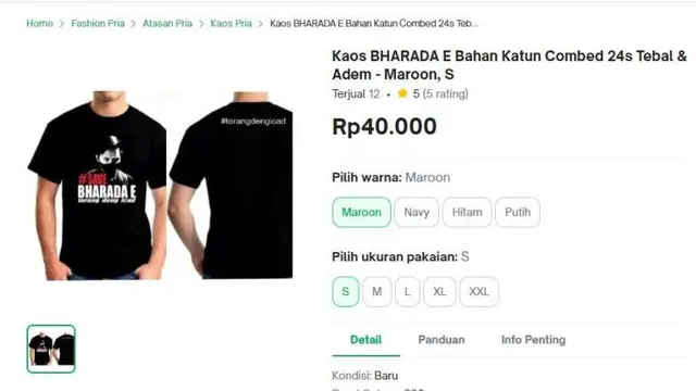 Banyak Dipakai Saat Sidang Vonis, Kaus Richard Eliezer Dijual di Toko Online