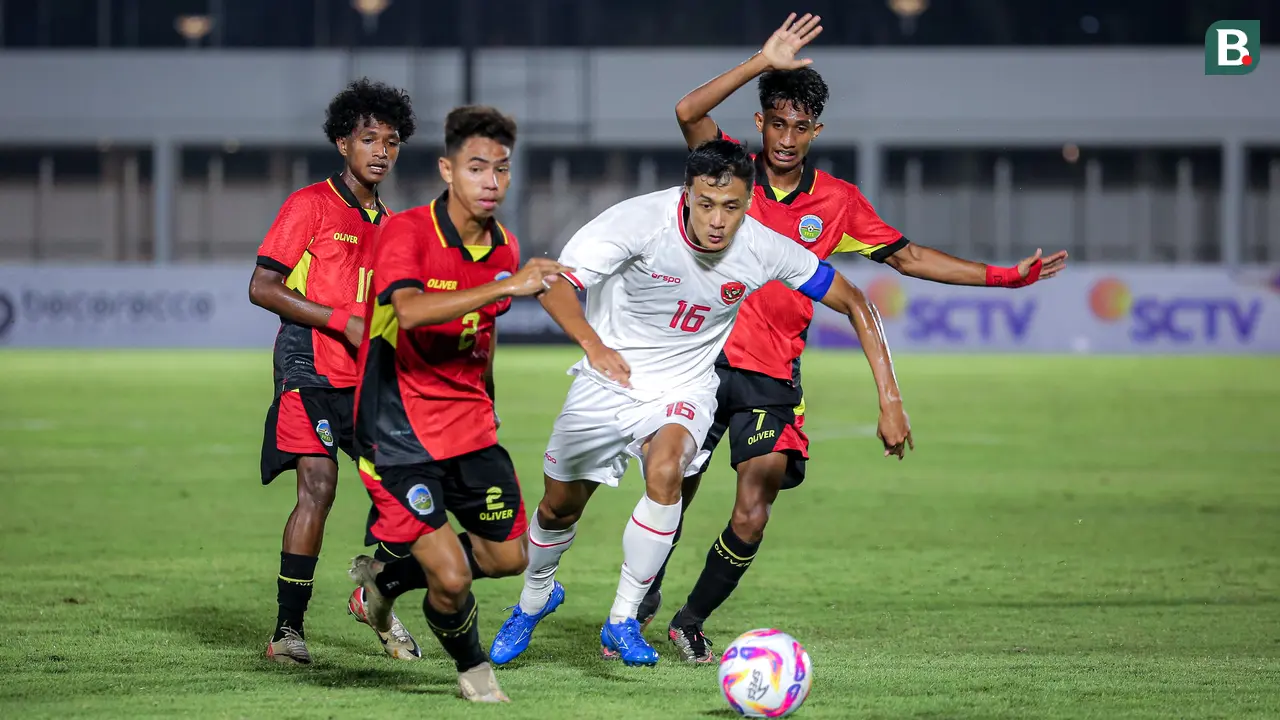 Foto: Lanjutkan Tren Positif, Timnas Indonesia U-20 Tekuk Timor Leste 3-1 di Kualifikasi Piala Asia U-20 2025
