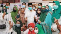 Cagub Kalteng Ben Bahat berkunjung ke Muslimat Kotim. (Foto: Istimewa)