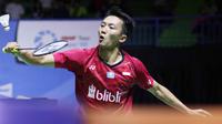 Ihsan Maulana Mustofa melaju ke final Indonesia Masters 2018, Sabtu (22/9/2018). (PBSI)
