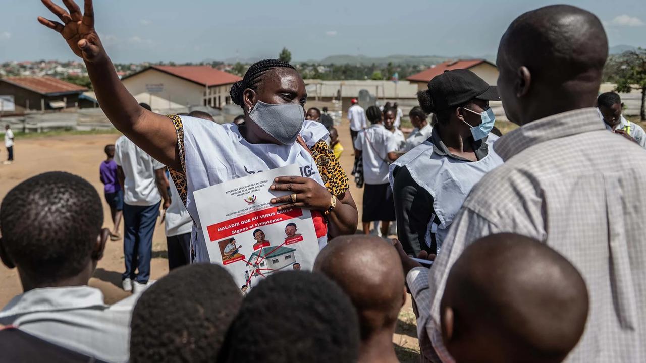 FOTO: Sosialisasi Pencegahan Ebola Diperluas di Kongo
