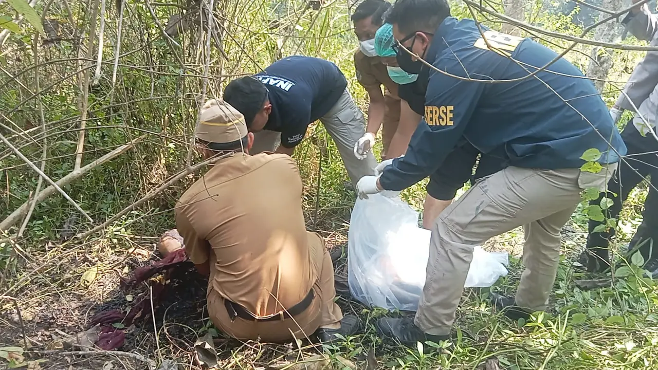 Penemuan Kerangka Manusia Berambut Panjang Gegerkan Warga Sagaranten Sukabumi