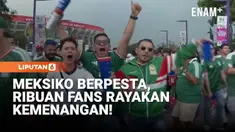 Kemenangan Timnas Meksiko atas Afrika Selatan pada laga pembuka Piala Dunia 2026 disambut meriah oleh ribuan suporter di Mexico City, Kamis waktu setempat. Sejumlah pendukung memadati Plaza Garibaldi, salah satu pusat budaya dan musik mariachi paling...