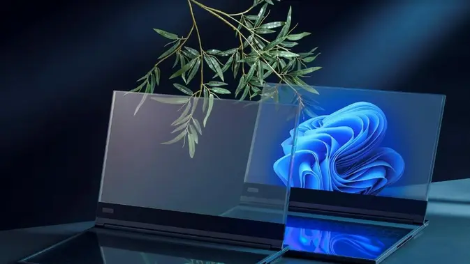 <p>Lenovo Pamerkan Laptop Layar Transparan dan AI di MWC 2024. (Doc: Lenovo)</p>
