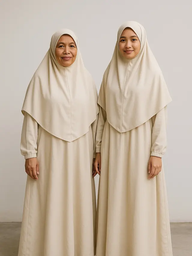 Gamis untuk Haji dan Umroh (Foto: ChatGPT)
