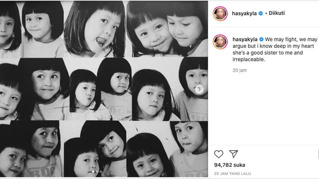 Hasyakyla Utami Sebut Adhisty Zara Adik yang Baik