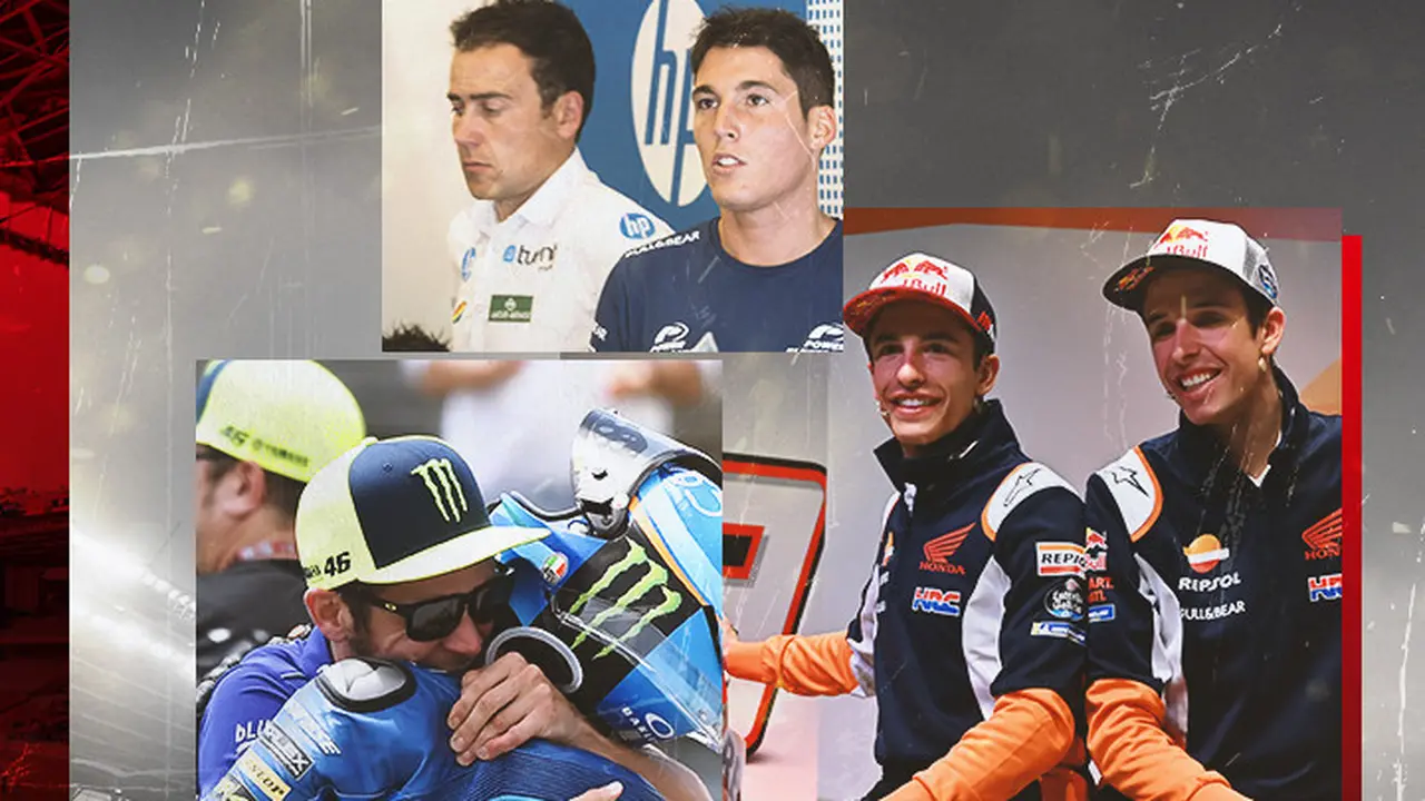 Alex-Marc Marquez, Pol-Aleix Espargaro dan Valentino Rossi-Luca Marini