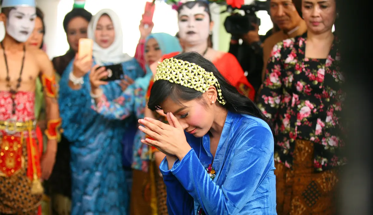 Pemeran Ardina Rasti melepas masa lajang hari ini Sabtu, 20 Januari 2018. Akad nikah dan resepsi dilangsungkan di The Lodge-Jagorawi Golf Club, kawasan Bogor, Jawa Barat. (Nurwahyunan/Bintang.com)