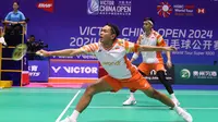 Fajar Alfian/Muhammad Rian Ardianto&nbsp;lolod ke babak 16 besar China Open 2024. Ganda putra Indonesia itu menang atas Choi Soi Gyu/Heo Kwang Hee dari Korea Selatan 21-11 dan 21-14&nbsp;Olympic Sports Center Gymnasium, Rabu (18/9/2024). (foto: PP PBSI)