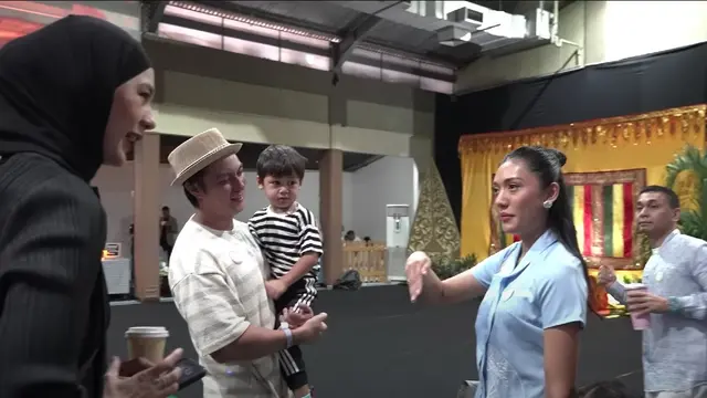 Baim Wong dan Paula Verhoeven di Acara Kelulusan Kiano
