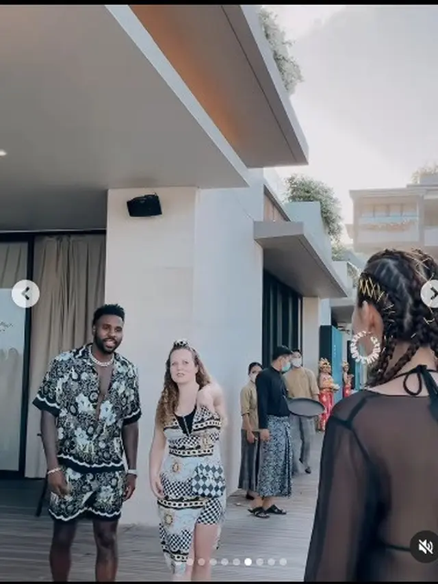 Patricia Gouw party bareng Jason Derulo di Bali (Foto: Instagram @jasonderulo @patriciagouw)