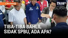 Menteri Energi dan Sumber Daya Mineral, Bahlil Lahadalia, melakukan inspeksi mendadak di sebuah SPBU di Kabupaten Malang. Ada apa?