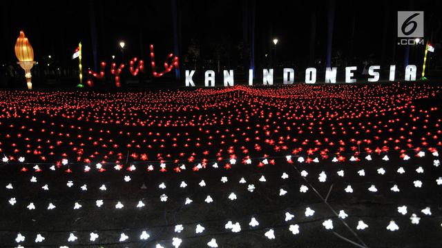 Gemerlap Festival of Light Monas Sambut HUT ke-74 RI