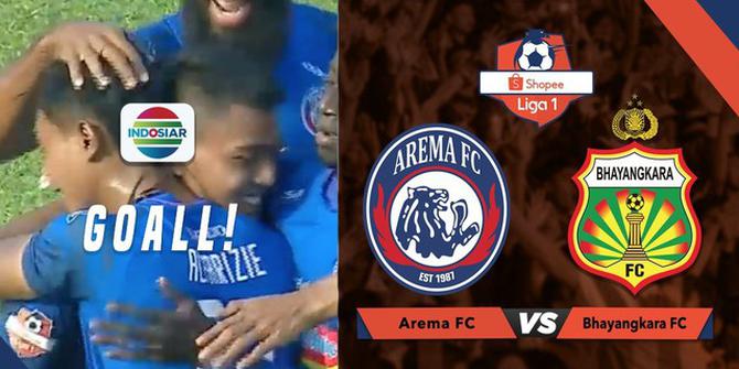 VIDEO: Gol Dedik Setiawan Bawa Arema FC Unggul 1-0 atas Bhayangkara FC