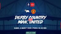 Piala FA - Derby County Vs Manchester United (Bola.com/Adreanus Titus)