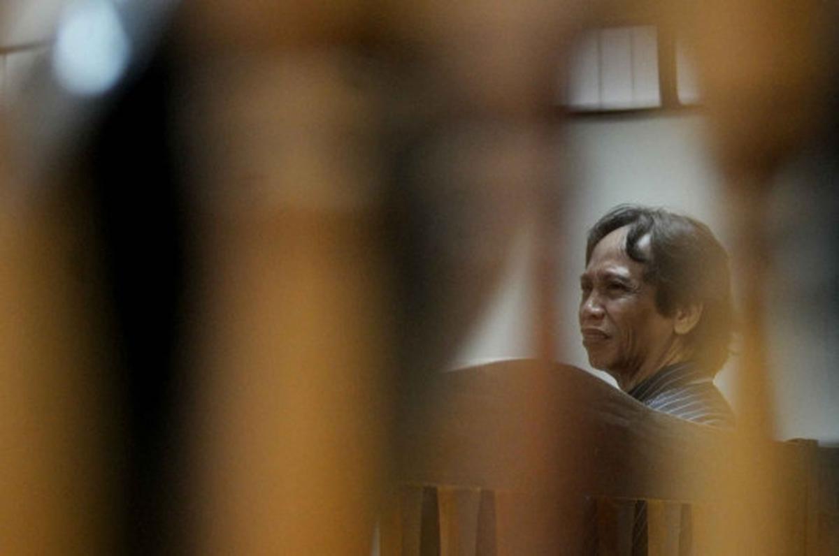 Mandra jalani sidang perdana kasus korupsi TVRI