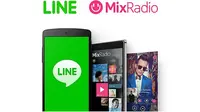Line kian memperkokoh layanannya dengan mengakuisisi layanan streaming musik milik Microsoft, MixRadio.