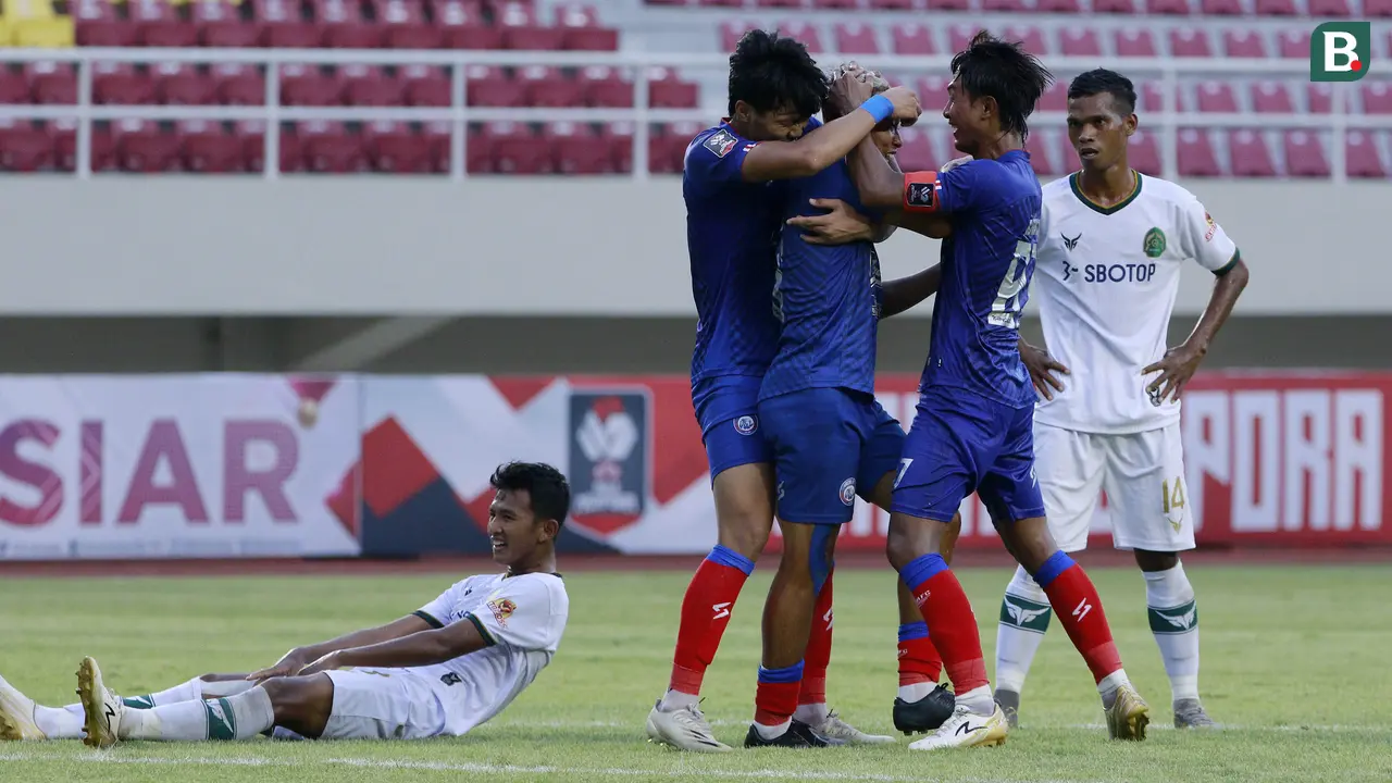 FOTO: Arema FC Tahan Imbang Persikabo 1973 1-1 dalam Partai Pembuka Piala Menpora 2021 - Tim Arema FC; Dendi Santoso