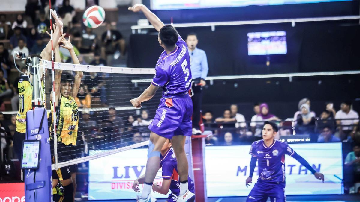 Hasil Final Four Livoli Divisi Utama 2025: Indomaret Kena Comeback Perumda Tirta Bhagasasi