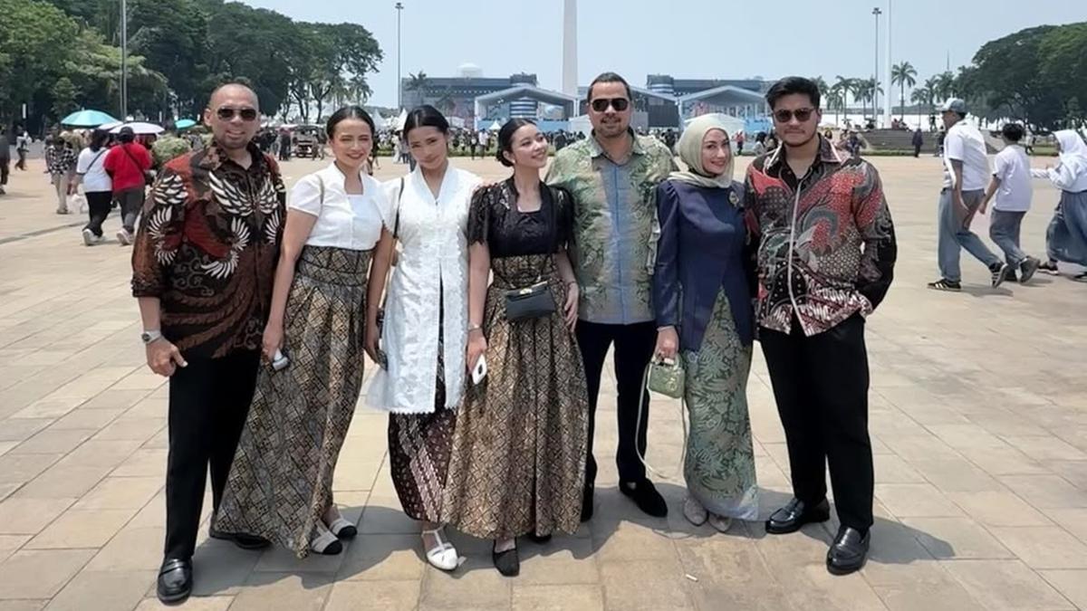 6 Potret Keluarga Sultan Djorghi Hadiri HUT ke-80 TNI, Aquene Aziz Tampil Menawan