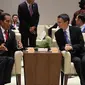 Presiden Joko Widodo bertemu dengan CEO Alibaba Jack Ma (sumber: Twitter Alibaba)