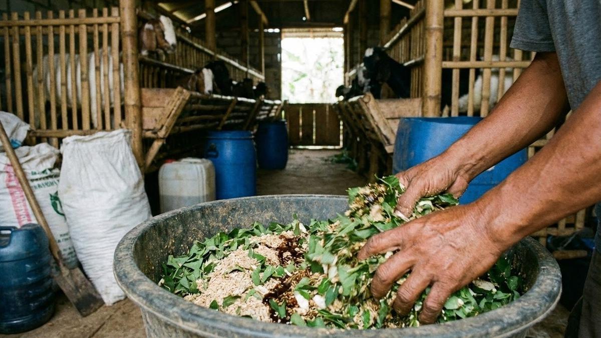 Solusi Ampuh Pakan Ternak Agar Tidak Bau, Kandang Bersih Hewan Sehat