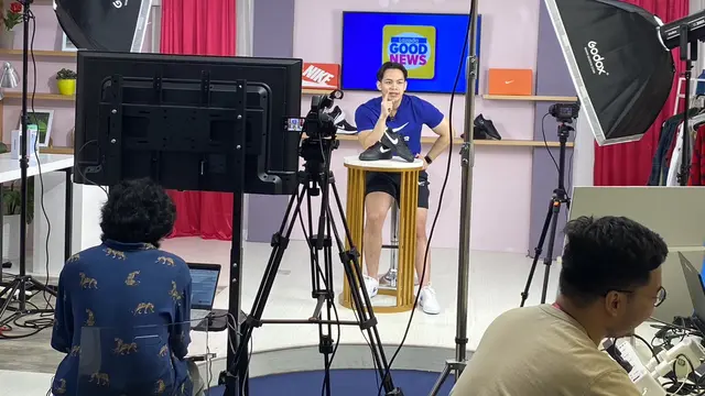 Studio Lazada yang bisa dipinjam oleh penjual.