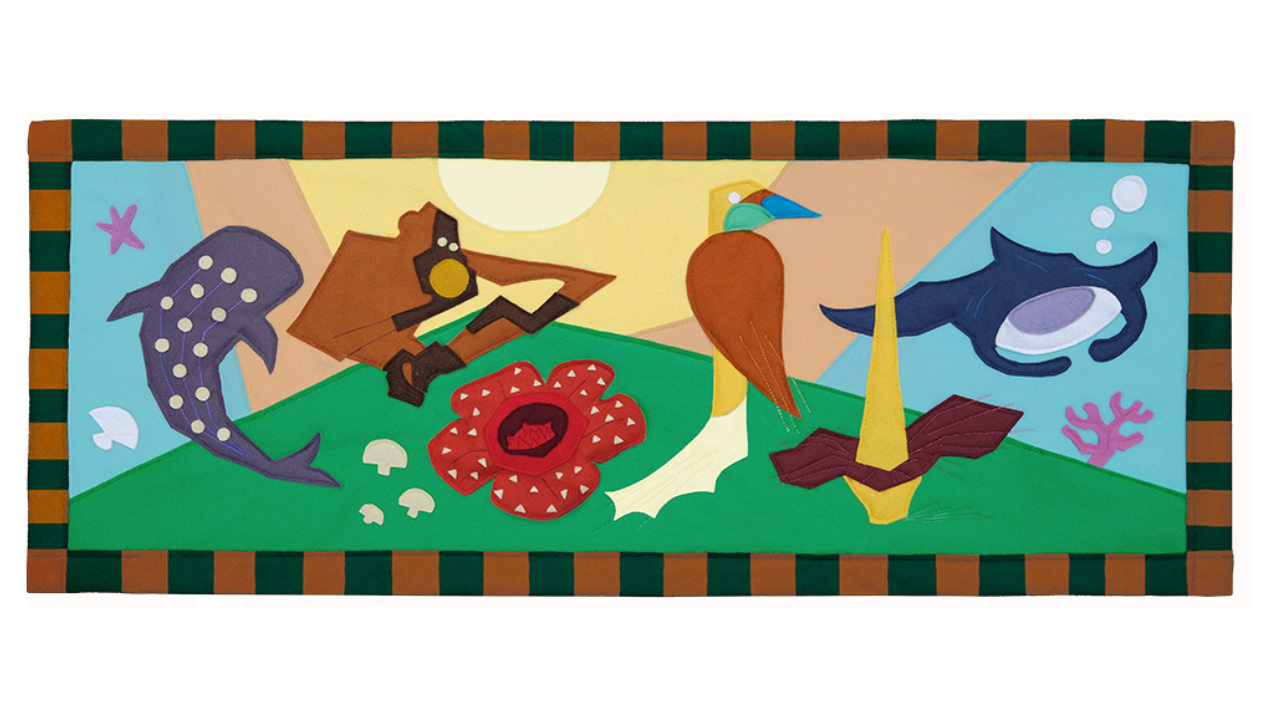 Google Doodle 5 November Rayakan Hari Cinta Puspa dan Satwa Nasional