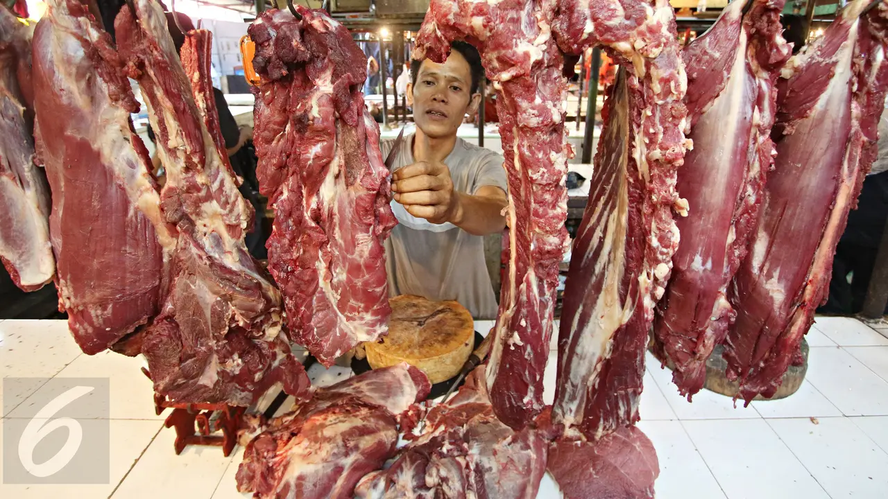 20160125-Harga Daging Sapi di Jakarta Melonjak Hingga Rp 130 Ribu/Kg-Jakarta