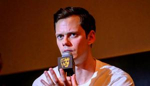 Bill Skarsgård discusses "Nosferatu" during a BAFTA screening at AMC Lincoln Square Theater on December 15, 2024 in New York City. Roy Rochlin/Getty Images/AFP
Roy Rochlin / GETTY IMAGES NORTH AMERICA / Getty Images via AFP