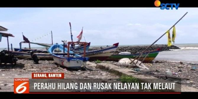 Nelayan di Serang Banten Masih Tak Melaut Pascatsunami