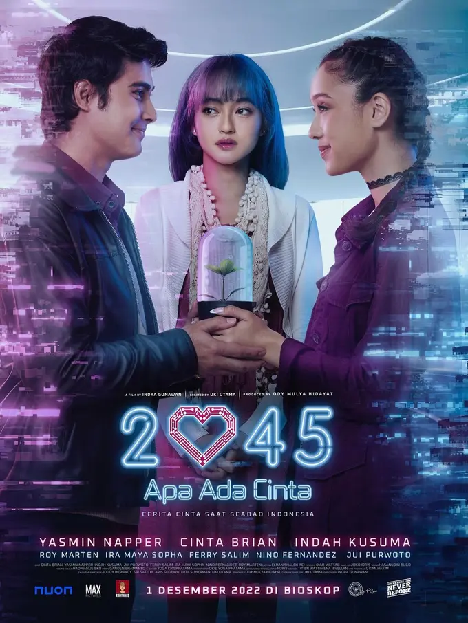 Poster film 2045 Apa Ada Cinta. (Foto: Dok. Instagram @yasminnapper)