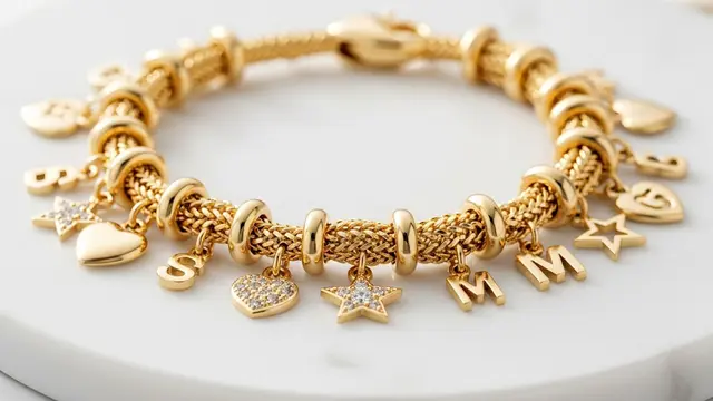 Gelang Emas Charm