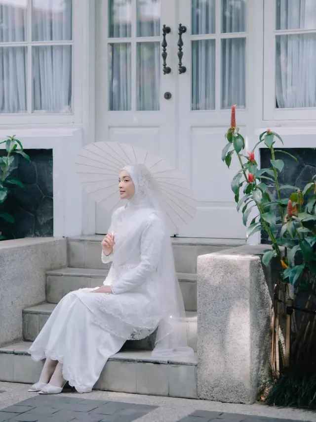 6 Detail Nabila Ishma Pakai Gaun Putih Bak Pengantin, Pesona Curi Perhatian