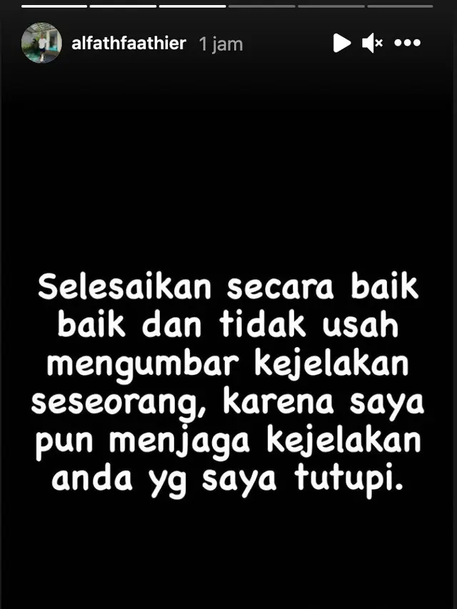 Alfath Faathier atau Alfath Fathier. (Foto: Instagram @alfathfaathier).