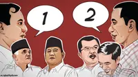 Ilustrasi Prabowo - Jokowi (Liputan6.com/M.Iqbal)