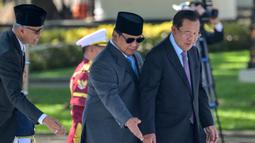 Pertemuan tersebut menjadi momen penting dalam membangun hubungan kedua negara serta memperkuat kerja sama di berbagai bidang strategis. (BAY ISMOYO/AFP)