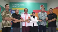 KONI akan mengambil alih tugas Satlak Prima yang dibubarkan Presiden Jokowi untuk mengurusi persiapan Asian Games dan Asian Para Games 2018.(Kemenpora/Bagus)