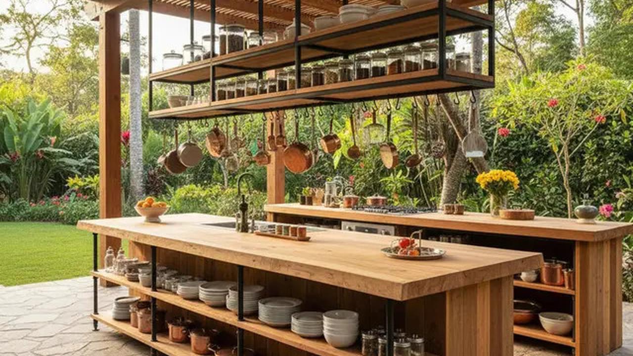 7 Desain Dapur Semi Outdoor Tanpa Kitchen Set: Solusi Modern, Estetis, dan Fungsional