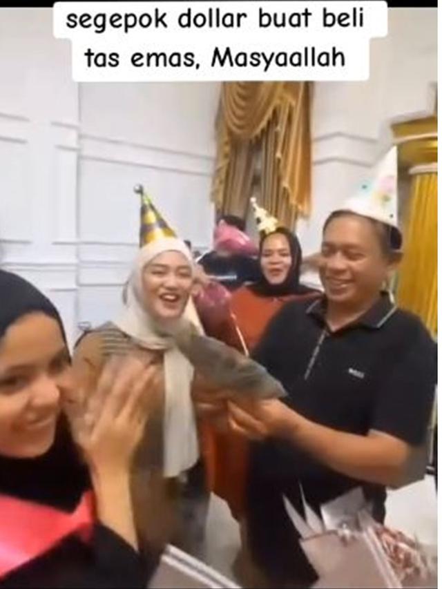 6 Momen Kejutan Ultah Putri Isnari dari Keluarga Suami, Dikasih Dolar Sama Mertua
