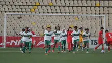 Timnas Indonesia Putri ketika melawan Singapura pada leg pertama Kualifikasi Piala Asia Putri 2022 Grup C. (PSSI).