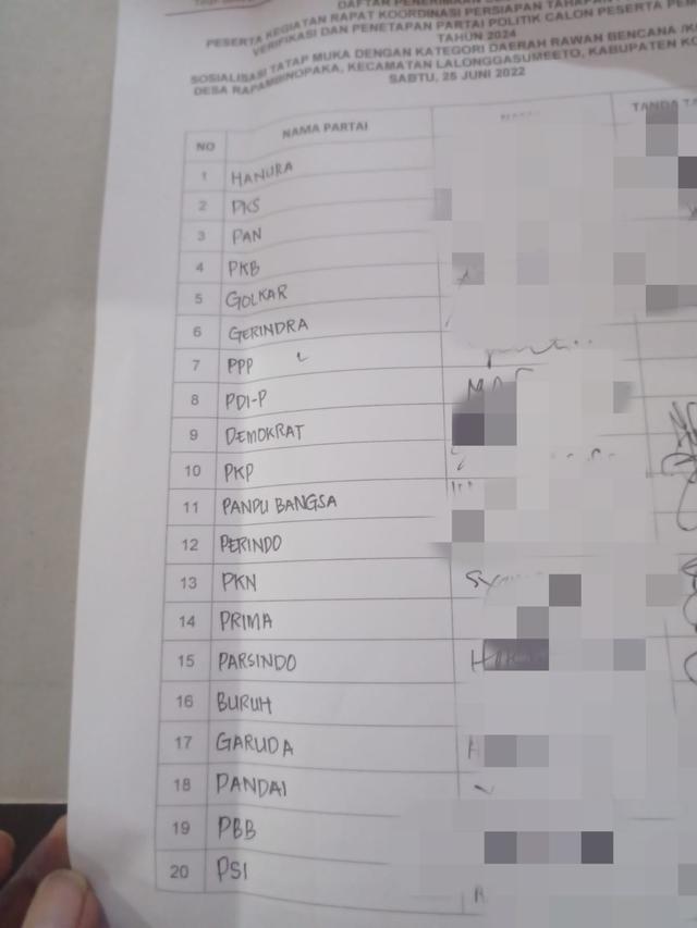 Persiapan verifikasi dan pendaftaran Parpol di KPU Sulawesi Tenggara menghadapi pemilu 2024.(Liputan6.com/Ahmad Akbar Fua)