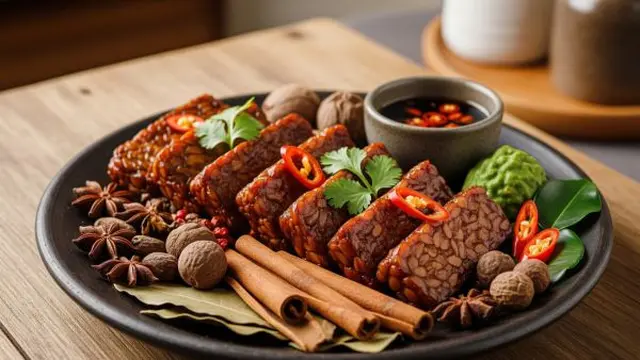 Tempe Bacem Kukus Bumbu Komplit