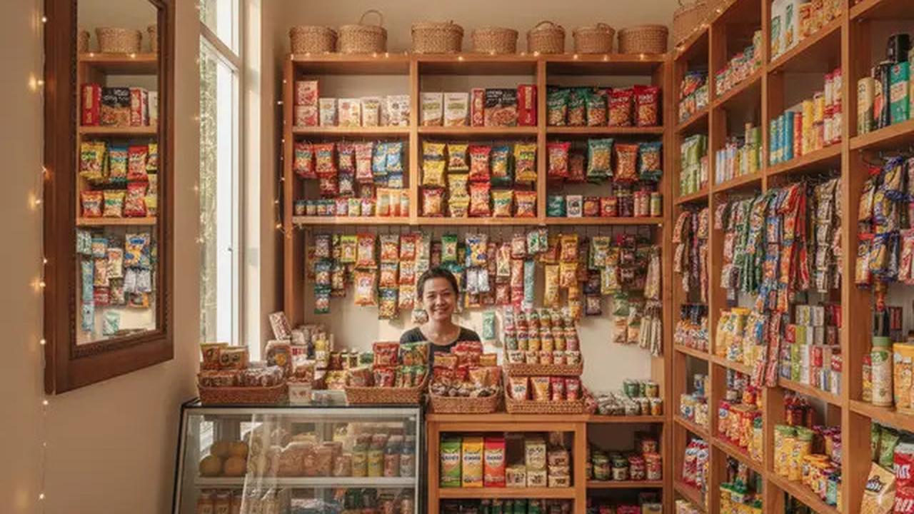 8 Inspirasi Warung Kelontong dengan Ruangan Terbatas Tapi Terlihat Penuh dan Lengkap