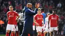 Berkat hasil ini, Forest berada posisi ketiga klasemen Premier League dengan 51 poin. Sementara itu, Man City menghuni peringkat keempat dengan 47 poin. (AP Photo/Rui Vieira)