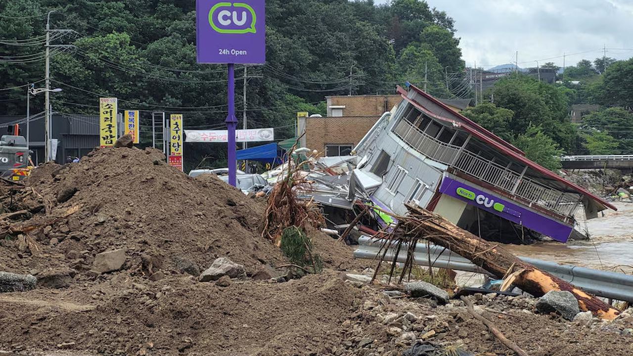 banjir di korea selatan