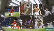 Kolase - Cristiano Ronaldo dan Liga Champions di MU dan Real Madrid (Bola.com/Adreanus Titus)