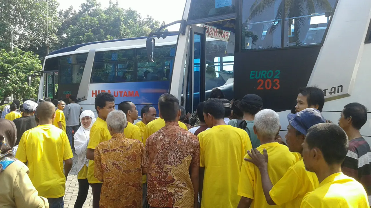 Gelandangan dan pengemis mudik