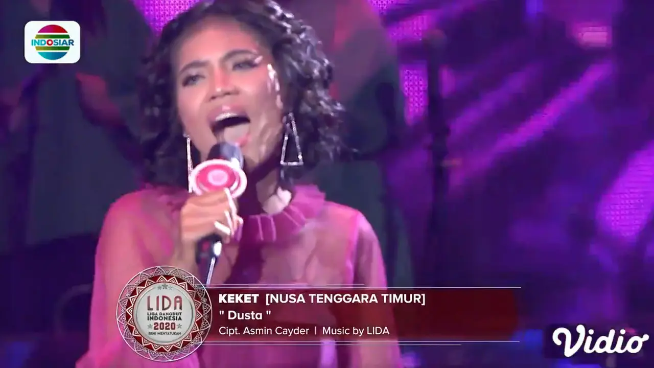 Penampilan Keket di LIDA 2020 Membuat Semua Juri Terpukau. sumberfoto: Indosiar