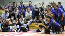 Tim putri Bandung Bjb Tandamata menjuarai final four PLN Mobile Proliga 2022 usai memetik kemenangan ketiga di laga terakhir atas Jakarta Pertamina Fastron, Minggu (20/3/2022). Bandung BJB Tandamata akan menghadapi Gresik Petrokimia Pupuk Indonesia di grand final. (Bola.com/Bagaskara Lazuardi)